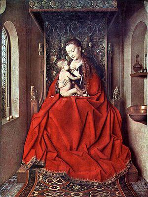 Jan Van Eyck Lucca Madonna oil painting picture